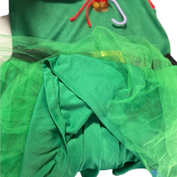 Holiday Time Red Green Christmas dress with tool size 2XL - Picture 5 of 6